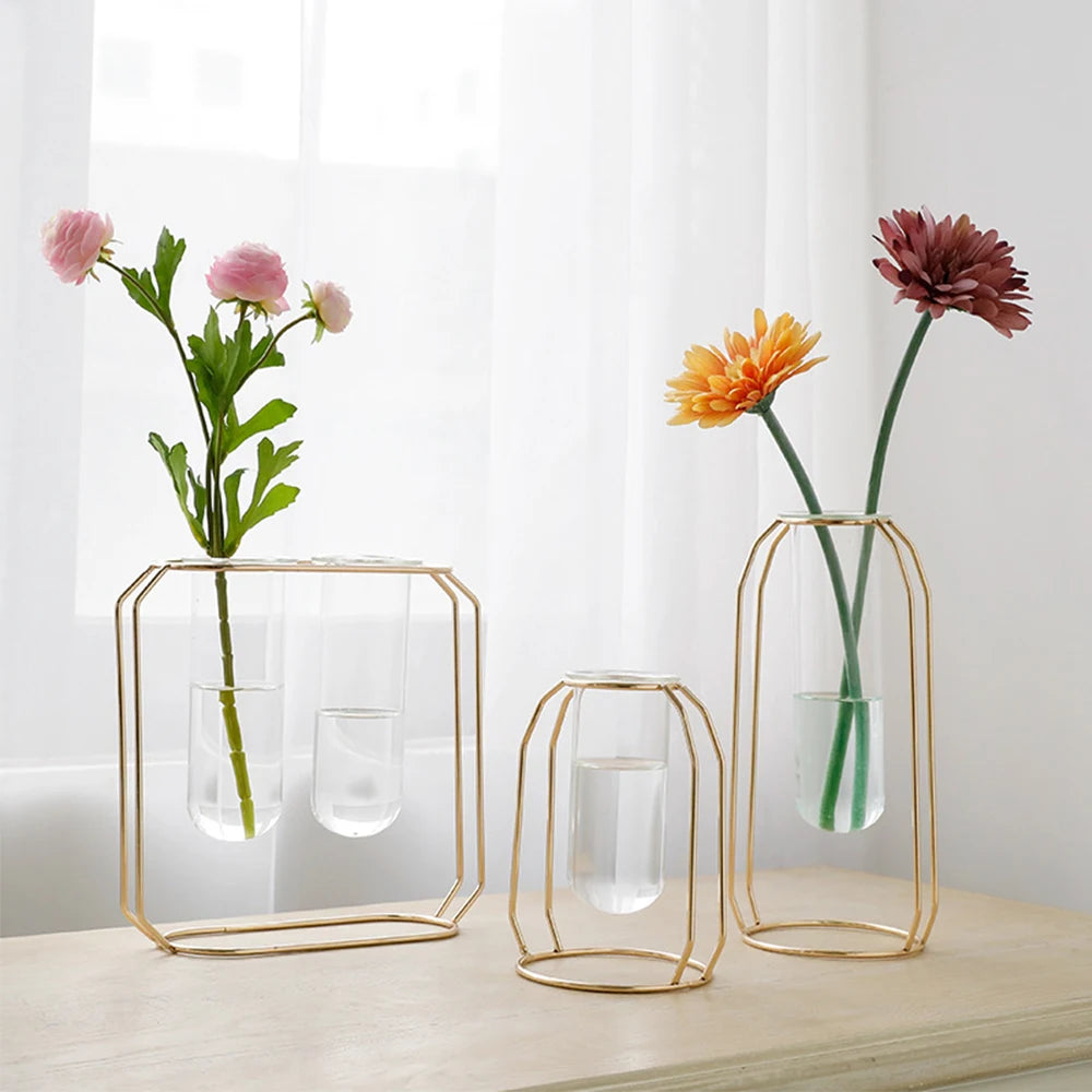 Geometric Glass Vase