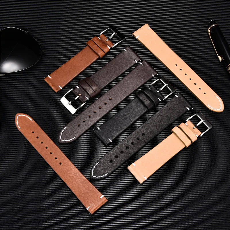 The Classic Band: Our Timeless Genuine Leather Watchband