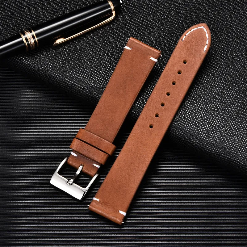 The Classic Band: Our Timeless Genuine Leather Watchband