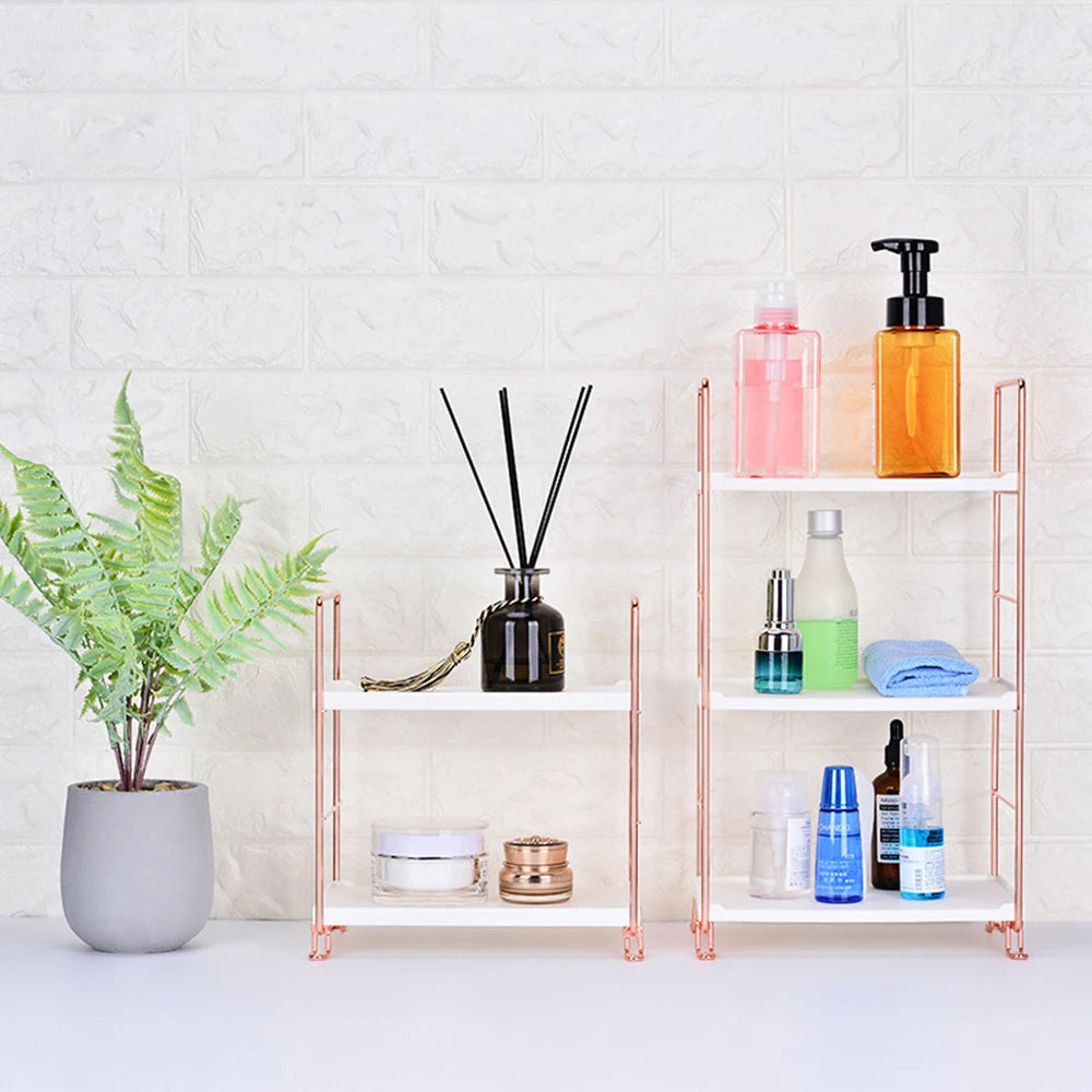 Rose Gold Storage Rack