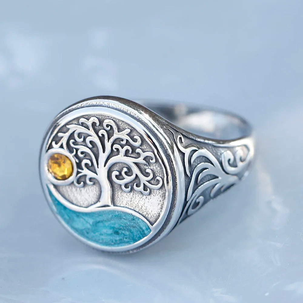 Viking Tree Of Life Ring