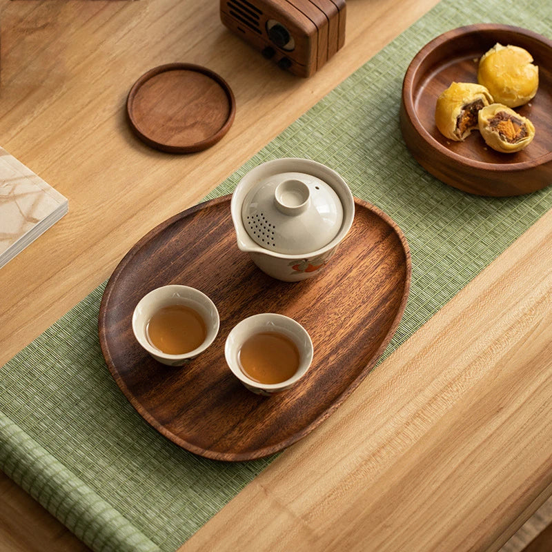 Natural Beauty Acacia Tableware Set