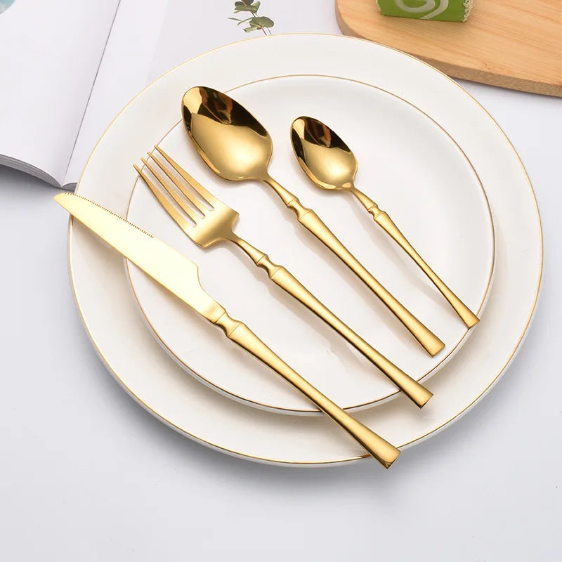 Minimalist Black Flatware Set