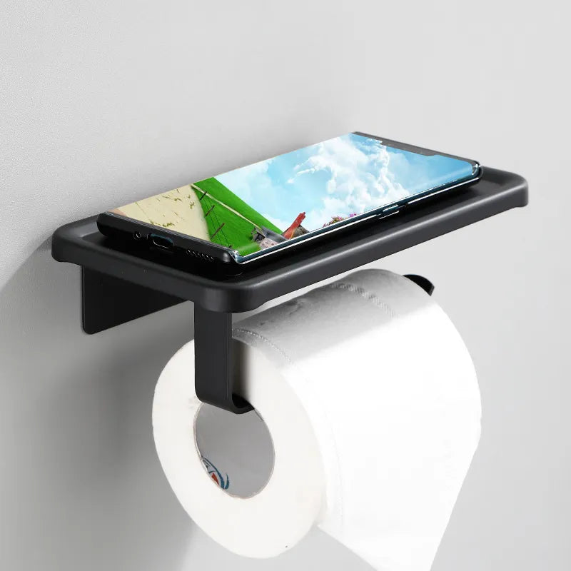 Matte Black Roll Holder