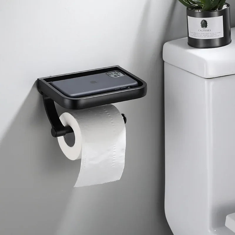 Veneto- Matte Black Roll Holder