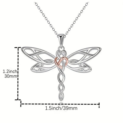 Nurturing Wings- Mother's Day Dragonfly Pendant