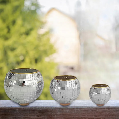 Disco Groove Flower Pot