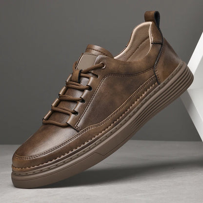 Magnus Mens Genuine Leather Sneakers