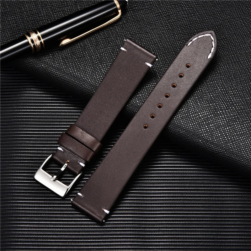 The Classic Band: Our Timeless Genuine Leather Watchband