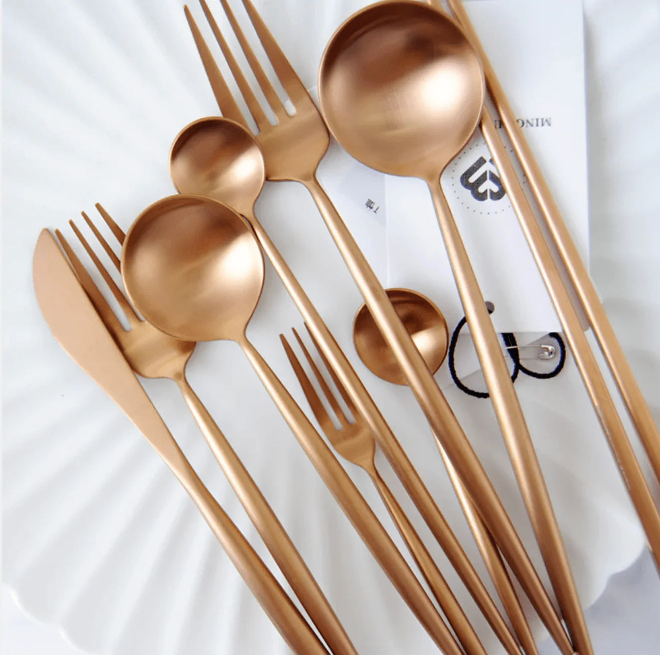 European Minimalist Flatware Set