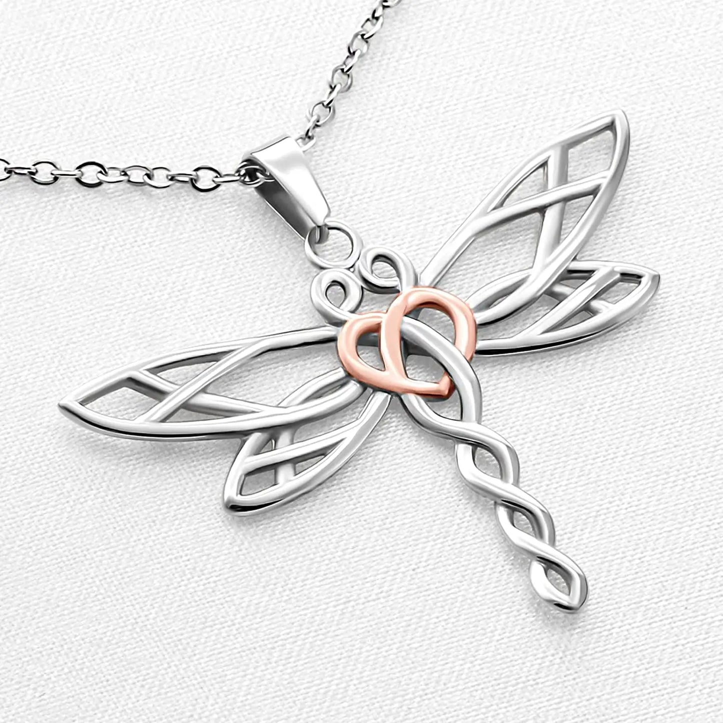 Nurturing Wings- Mother's Day Dragonfly Pendant